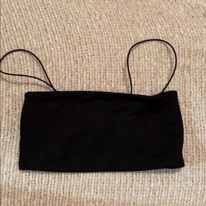 Black crop top